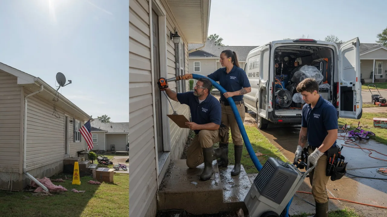 Ceiling Water Damage Restoration in Mount Horeb, WI near me